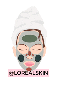 face mask Sticker by L'Oréal Paris