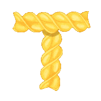 Al Dente Abc Sticker by Bianca Bosso