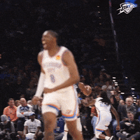 Celebrate Lets Go GIF by OKC Thunder