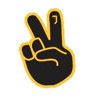 Hand Peace Sticker by jit.team