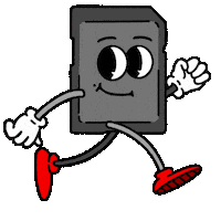 Save Memory Card Sticker by Sandisk