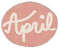 Spring April Sticker