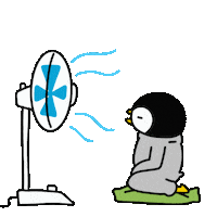 Fan Penguin Sticker