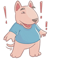 Happy Dog Sticker