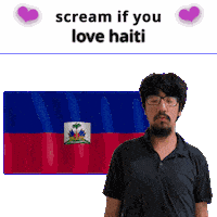 Haiti Flag Sticker