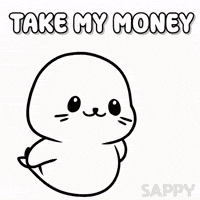 Money Shut Up GIF by Sappy Seals