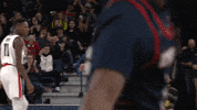 GonzagaBulldogs smile basketball high five gonzaga GIF