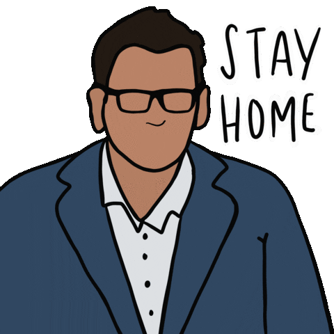 Australia Stay Home Sticker