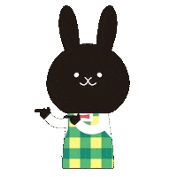 Rabbit うさぎ Sticker by cleaningsenka