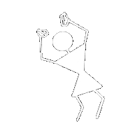 Folk Art Dance Sticker