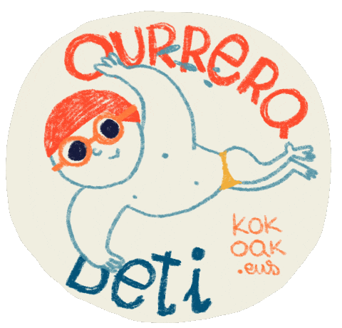 Swim Go Sticker by KOKOAK Eider Eibar