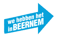 Gemeente_Beernem transparant lokaal kooplokaal beernem Sticker