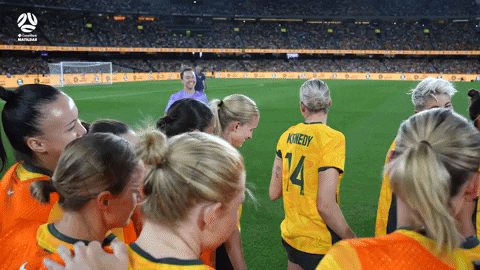 Huddle GIF by Football Australia