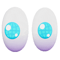 3_land eyes look emoji eye Sticker