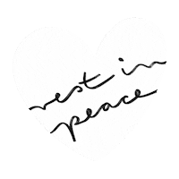 Rest In Peace Love Sticker