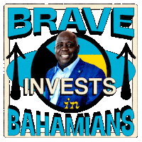 Tropical Island Caribbean Sticker by Bahamas Forward