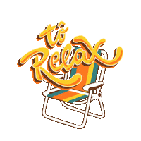 to relax good vibes Sticker by Leão