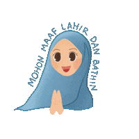 FathiyyaNisa muslim hijab ramadhan lebaran Sticker