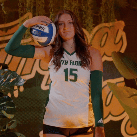 South Florida Volleyball GIF by USF Athletics