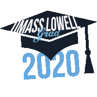 umasslowell cap grad graduate class of 2020 Sticker