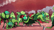 Fight Cartoon GIF by The Line Animation