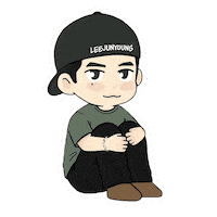 Peace Sitting Sticker