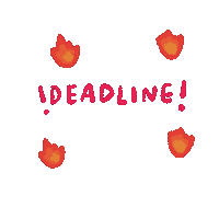 Deadline Sticker