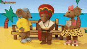 Reading Aloud Beach GIF by Rastamouse