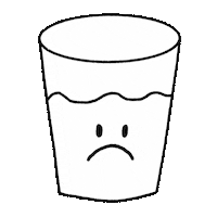 Sad Water Sticker