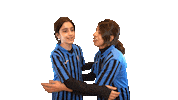 Football Hug Sticker by Inter Club d'Escaldes