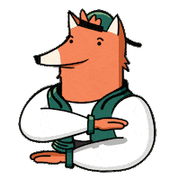 Animation Fox Sticker by Holler Studios