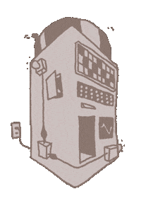 mitchfroelich thinking computer loading math Sticker