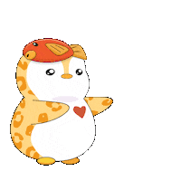 I Love You Kiss Sticker by Pudgy Penguins