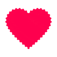 thoughtyaw love heart trippy love ty heart Sticker