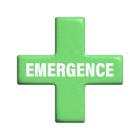 Ls528 green science physics cross Sticker
