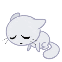Sad Leave Me Alone Sticker by Créu Cat