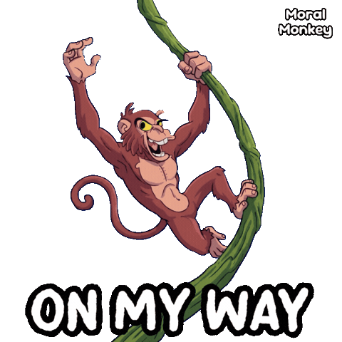On My Way Running Sticker by VeeFriends