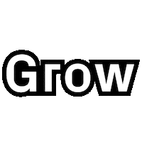 Grow Sticker by Amobee_Life