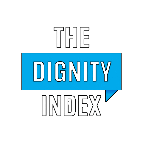 thedignityindex dignity the dignity index dignity index Sticker