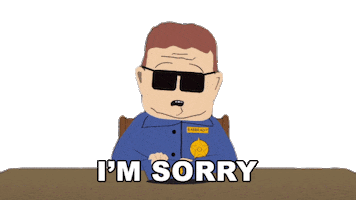 Sorry Police Sticker by South Park