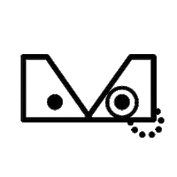 BonlieuSceneNationaleAnnecy logo bsn annecy monocle Sticker