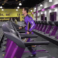 Stock Car Running GIF by Planet Fitness