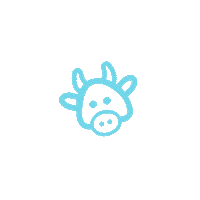 Cow Sticker by Publifarm