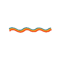 sugarenchantment rainbow waves funky rainbowflag Sticker