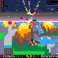 chiptune hell laser voxel shmup GIF