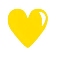 bank99 love heart yellow liebe Sticker