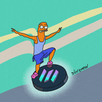 Flying On My Way GIF by shremps