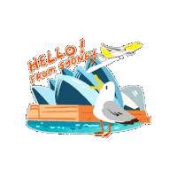 FlyScootSG food travel holiday fly Sticker