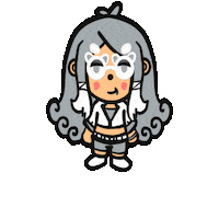 Happy Girl Sticker