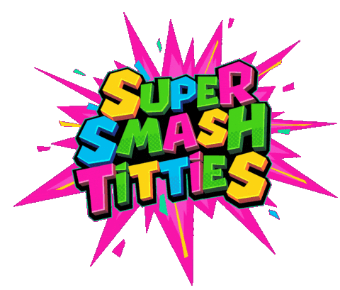 Supersmashtitties sst burly nerdlesque supersmashtitties Sticker